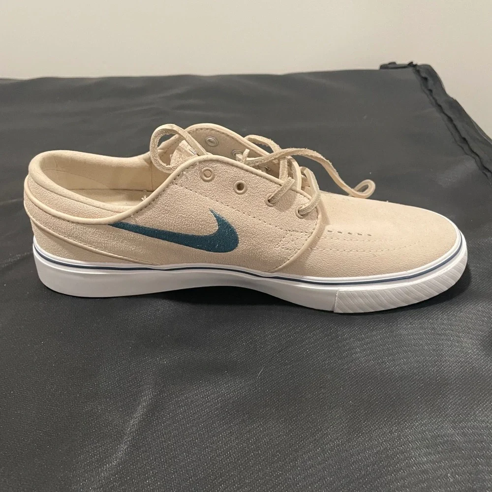Nike SB Stefan Janoski OG+ Sand Teal Suede Skate Shoes FD6757-101 Mens 5.5